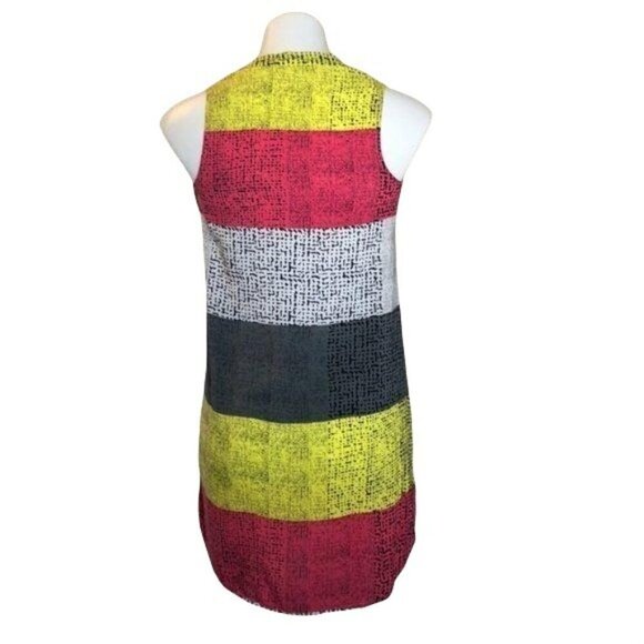 Splendid Multicolor Striped Sleeveless Tunic Top, Button-Down w/Cami Women's XS - Picture 3 of 7